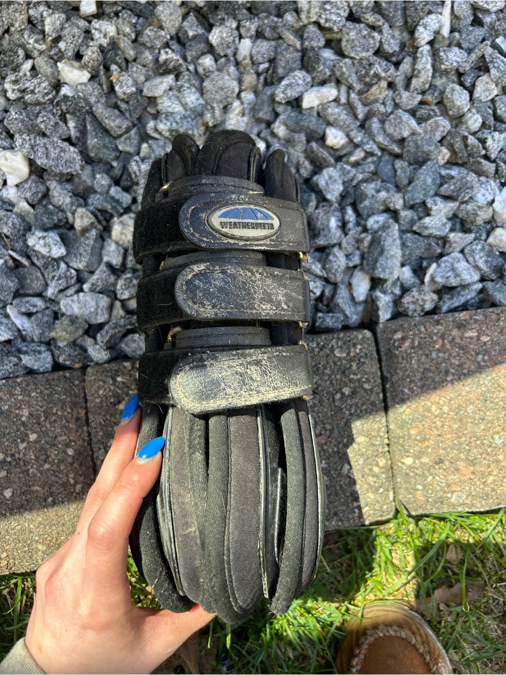 WeatherBeeta Black Horse Overreach Boots (Pair)
